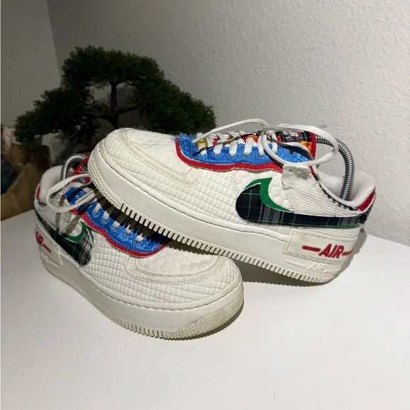 Nike air force Red and White Athletic Shoes - Picture 2 of 7